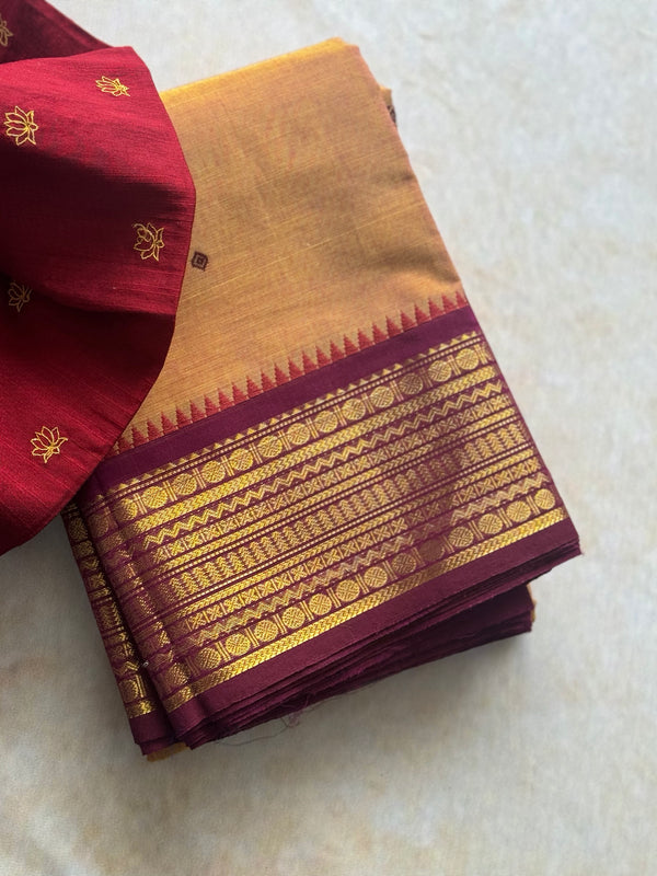 Chettinad Cotton Saree - Pongal Collection