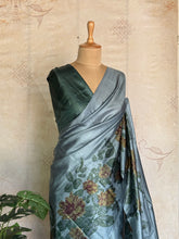 Hamsini - Pure Tussar Hand Painted Saree