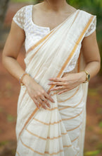 Adhya - Pure Cotton Saree | Onam Edit