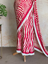 Modal Saree with Hakoba Lace Border