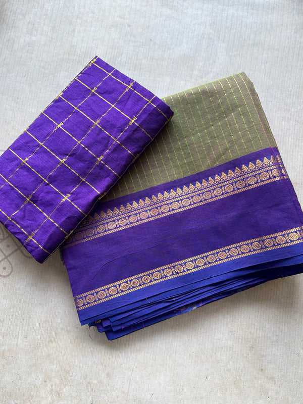 Yaazh - Pure Kanchi Cotton Saree