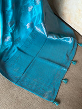 Savitha Pure Matka Silk Saree – Turquoise Blue with Silver Zari