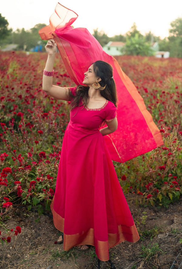 Poorva Kurta & Dupatta – Festive Traditional Wear | South Indian Ethnic Wear