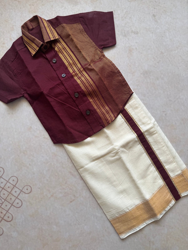 Boys Dhoti and shirt-express