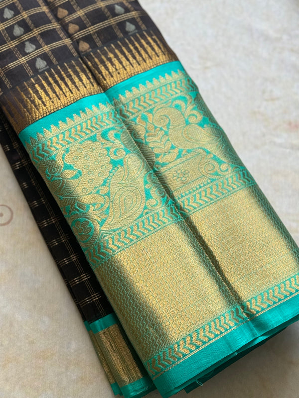 Kuppadam Silk Cotton Saree