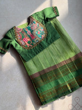 Taara Embroidered Crop Top with Kanchi Cotton Skirt – Handcrafted Ethnic Set