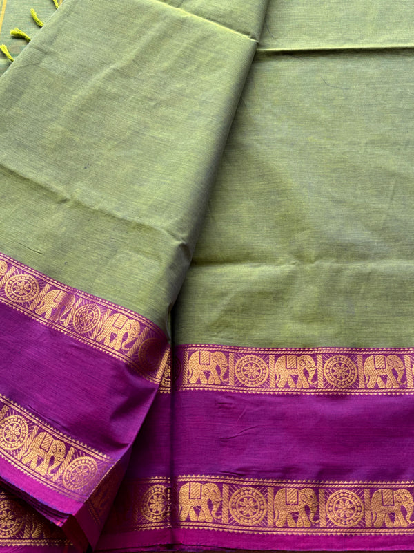 Yaazh - Pure Kanchi Cotton Saree