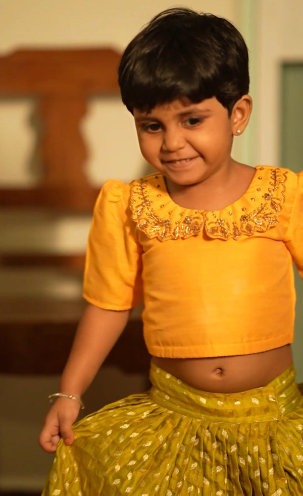 Esha - Crop Top and Skirt Occasion Edit