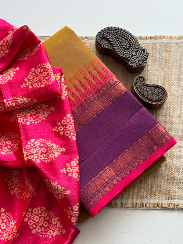 Chettinad Cotton Saree - Diwali Collection