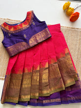Chettinad cotton overlapped Skirt with bodice top Express