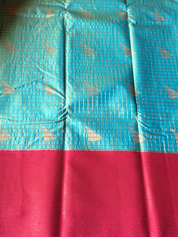 Semi Kanchi Silk Saree
