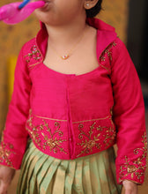 Kids Crop Top and Skirt - Pongal Collection