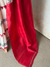 Chaitra - Pure Tussar Block Printed Saree
