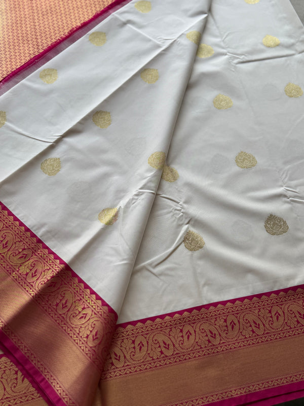 Semi Kanchi Silk Saree