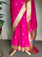 Paithani Saree with Peacock Buttas