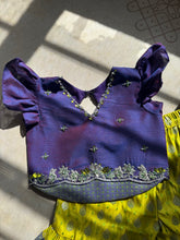 Rivah - Kids Banarasi Corset Top & Sharara Pants