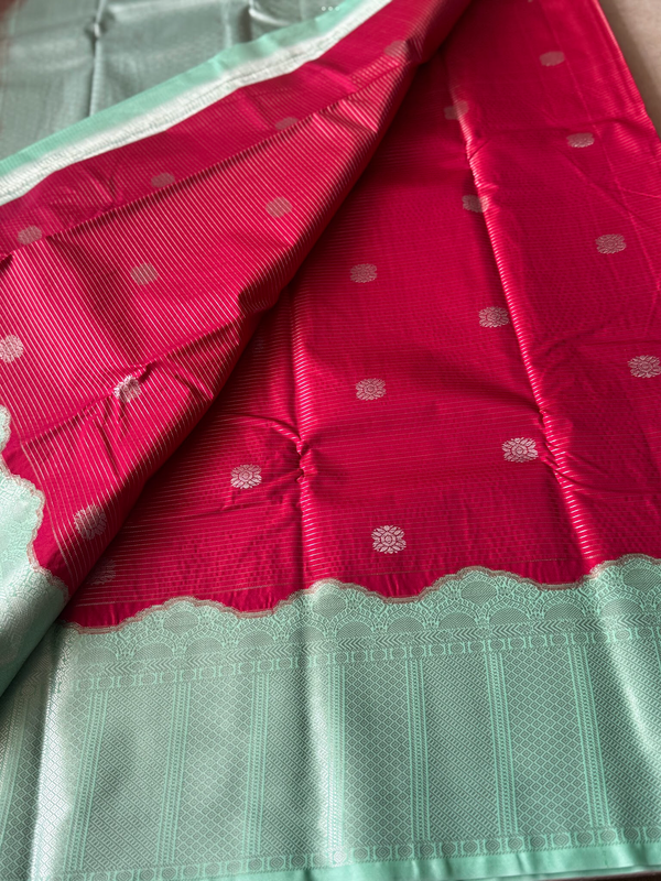 Semi Kanchi Silk Saree