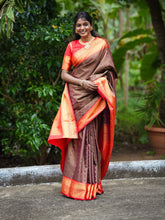 Semi Kanchi Silk Saree