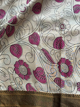 Mangalgiri Pen Kalamkari Saree