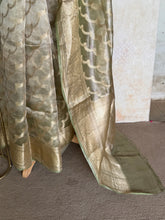 Pure Molten Gold Tissue Saree