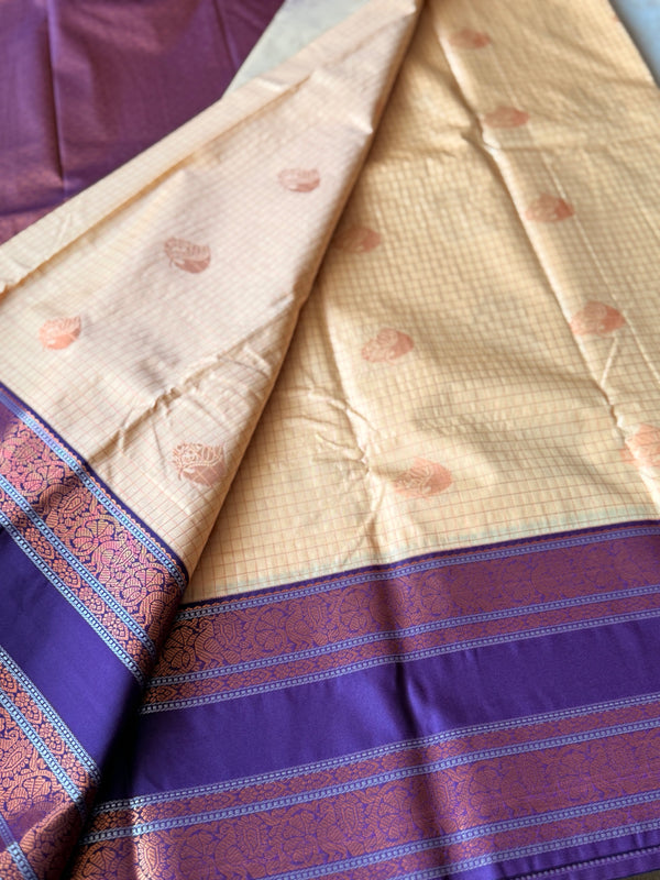 Semi Kanchi Silk Saree