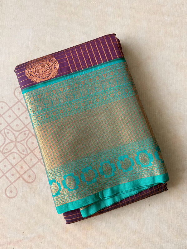 Semi Kanchi Silk Saree