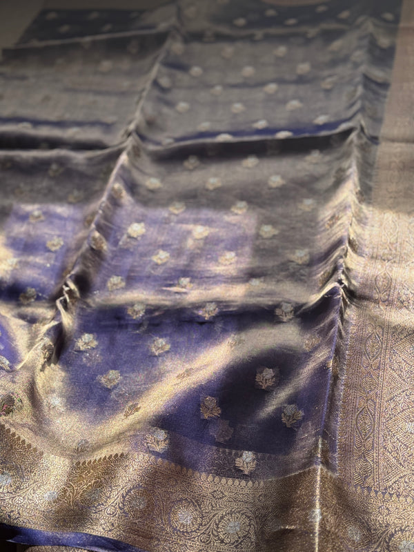Pure Molten Gold Tissue Saree