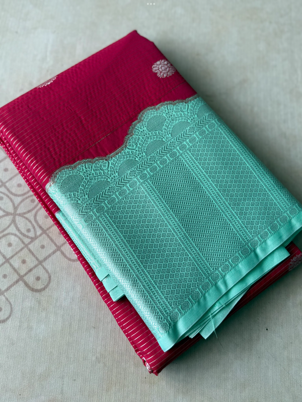 Semi Kanchi Silk Saree