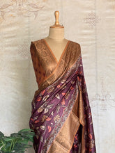 Chandini - Kalamkari Antique Zari Border Saree
