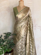 Pure Molten Gold Tissue Saree