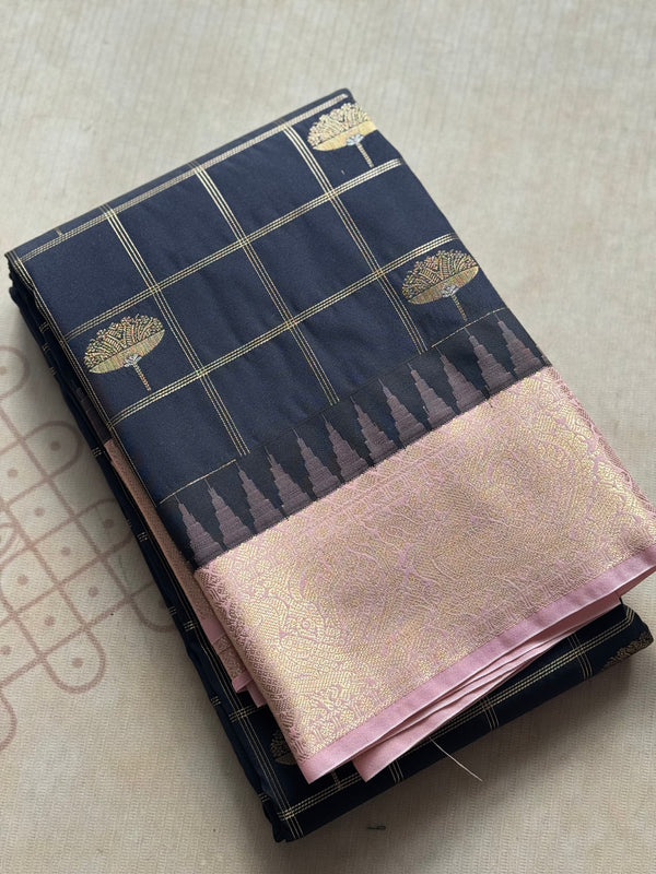 Semi Kanchi Silk Saree