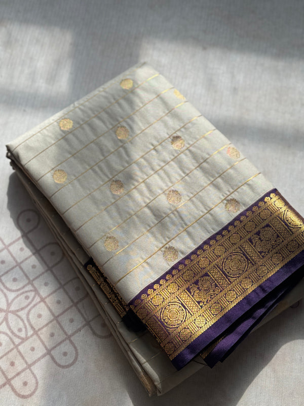 Semi Kanchi Silk Saree