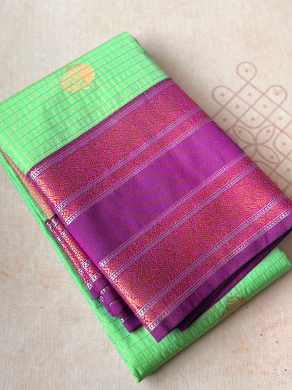 Semi Kanchi Silk Saree