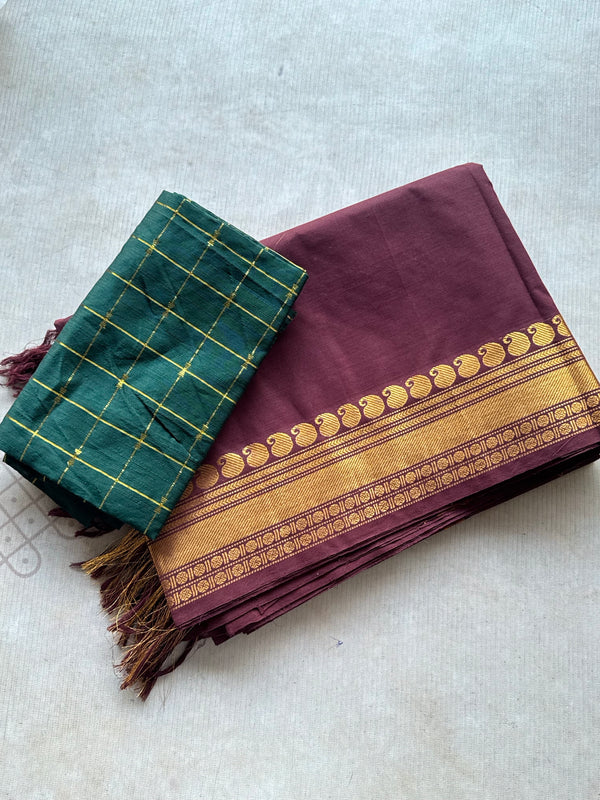 Yaazh - Pure Kanchi Cotton Saree