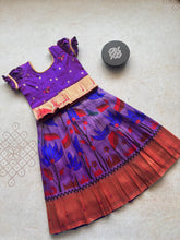 Skirt with bodice and peplum top - RedViolet
