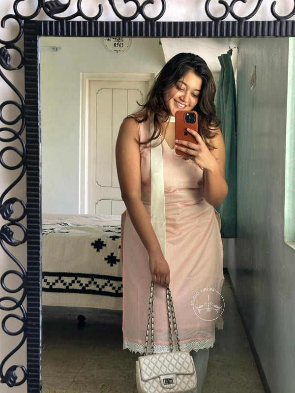 Gulabi pink- Kurta