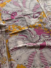 Cotton Kalamkari Saree with Contrast Running Blouse