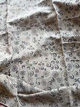 Kota Cotton Kalamkari Saree with Peacock & Floral Motif in Contrast Tone