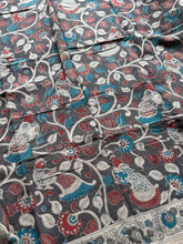 Kota Cotton Kalamkari Saree with Raja Rani Pallu & Ornate Border