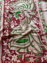 Kota Cotton Kalamkari Saree with Peacock Pallu