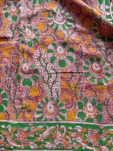 Kota Cotton Kalamkari Saree with Peacock Pallu