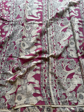 Kota Cotton Kalamkari Saree with Artistic Elephant Pallu