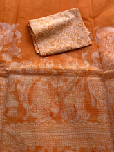 Kalahasti Pen Kalamkari Kota Saree with Cotton Blouse – Narrative Design