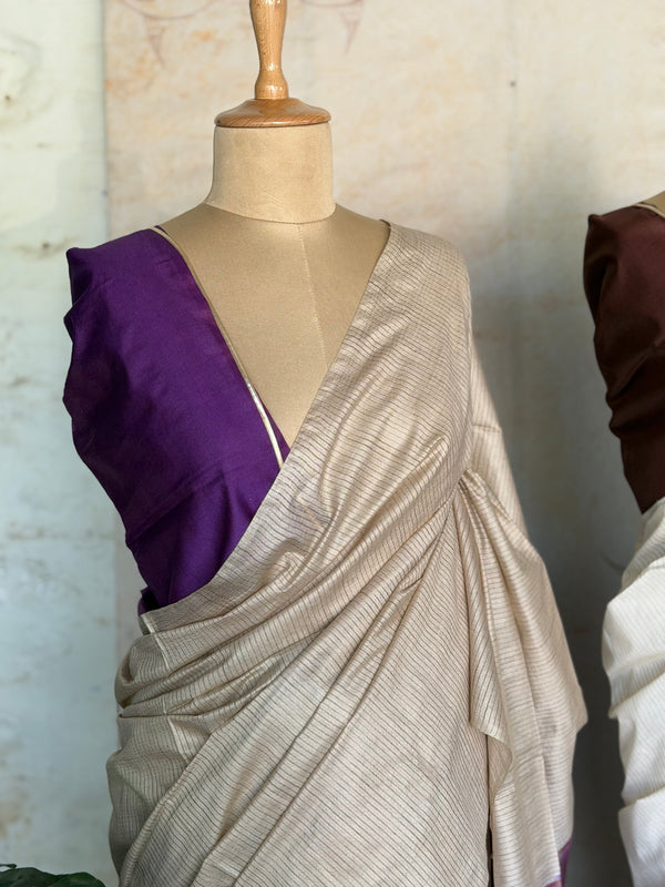 Hridya - Tussar Saree Vishu Edit