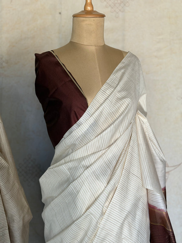 Hridya - Tussar Saree Vishu Edit