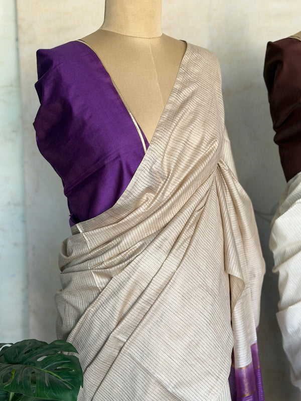 Hridya - Tussar Saree Vishu Edit