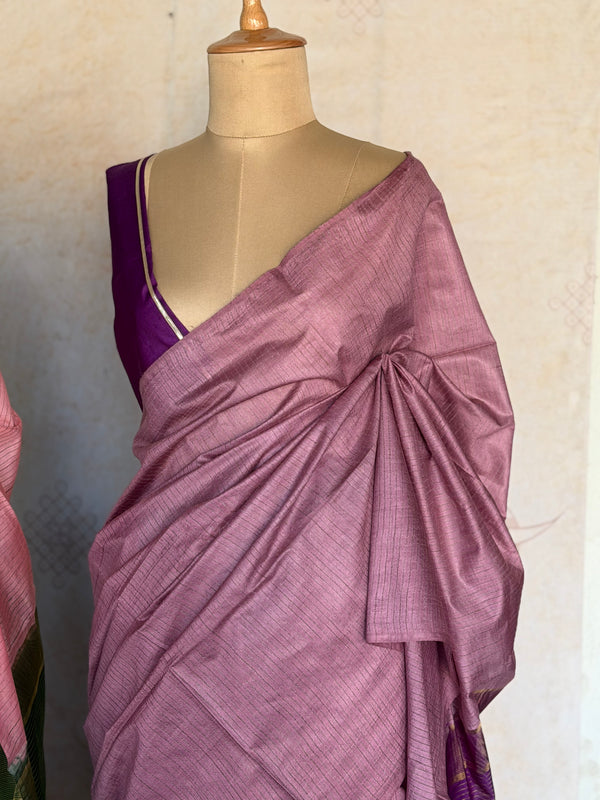 Hridya - Tussar Saree Vishu Edit