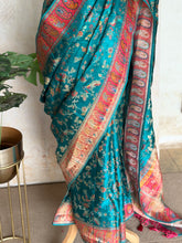 Antique Banarasi Pashmina with Grand Pallu