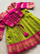 Aakriti Semi Silk Crop Top with Skirt Set - Festive Wear