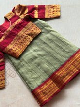 Aakriti Semi Silk Crop Top with Skirt Set - Festive Wear